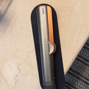 Dyson AirStraight Dryer and Straightener in Metallic Gray and Copper